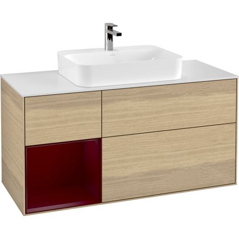Villeroy & Boch F411HBPC Meuble sous lavabo Finion F41 (1/2)