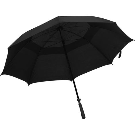 Teenpull – Regenschirm Schwarz 130 cm (1/5)
