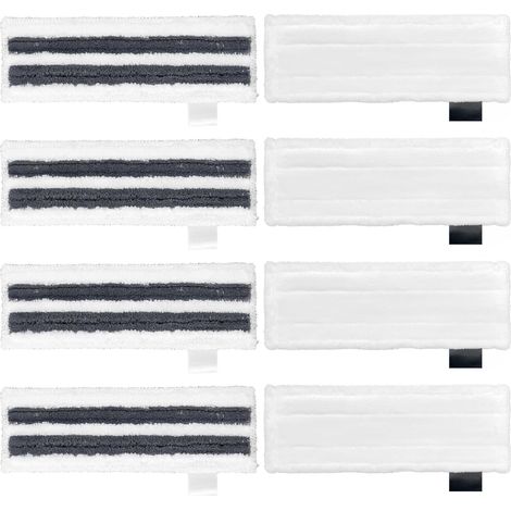 CCYKXALot de 8 Bonnette Nettoyeur Vapeur Pour KarcherSC3,SC4 Bonnettes Lingettes de Rechange Chiffons en Microfibre Lingettes Remplacement pour le Nettoyeur (1/5)