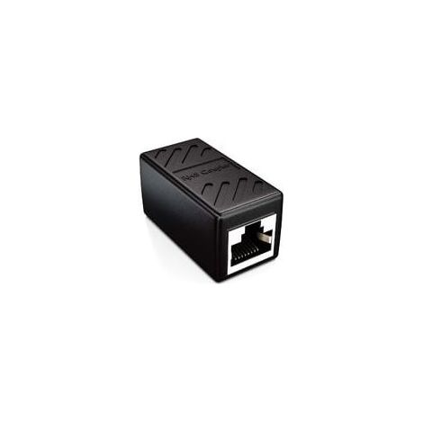 1x CAT6 Coupleur Connecteur de Câble Câbles de Réseau Câble Patch Câble Ethernet Adaptateur Modulaires Blindée 2x Prise Femelle RJ45 DSL LAN Noir (1/3)