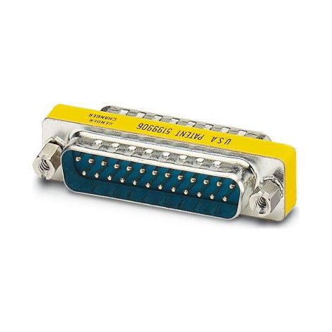 Adaptateur Sub-D 25 Mâle vers Sub-D 25 Mâle Phoenix Contact