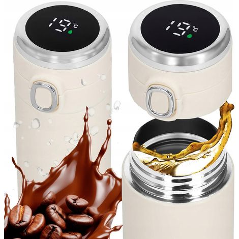THERMOS TERMICO TAZZA PER CAFFÈ TÈ PER AUTO CON DISPLAY 420 ml (1/5)