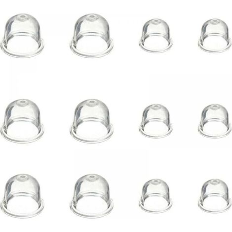 12 Pièces Carburateur Amorce Pompe Ampoule 19 mm et 22 mm Poire Pompe Amorcage Accessoires de Carburateur pour Debroussailleuse Tronçonneuse Souffleur Tondeuse-DOU