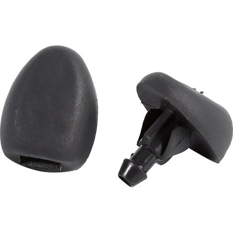 2pcs Gicleur Lave Glace Tuyau Lave Glace Voiture Kit de Buse de Pulvérisation de Lave-glace Avant avec Tuyau Flexible Essuie Glace Tuyauterie