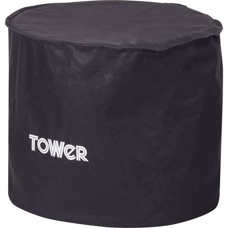 Tower T978512COV Grill Cover for T978512, Black, Waterproof and Windproof, L x W x H 57.5 x 66 x 63 centimetres (1/4)