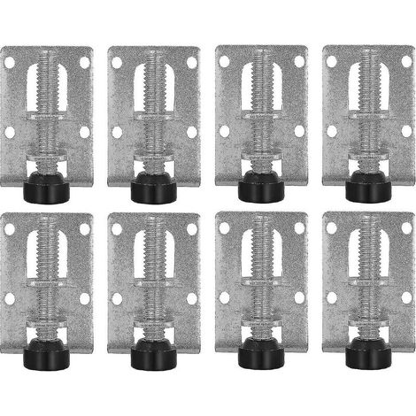 Green Mobility-8pcs pieds de meubles réglables en acier inoxydable pieds de meubles réglables en hauteur (1/5)