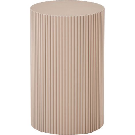 Farense Eckbeistelltisch Ø30cm beige.