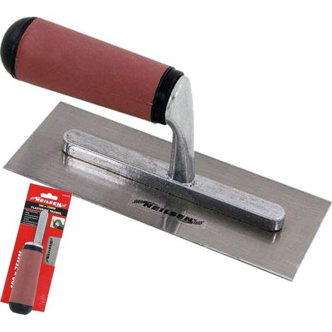 Neilsen Soft Grip Handle Plastering Finishing Flooring Pipe Trowel 190mm DIY