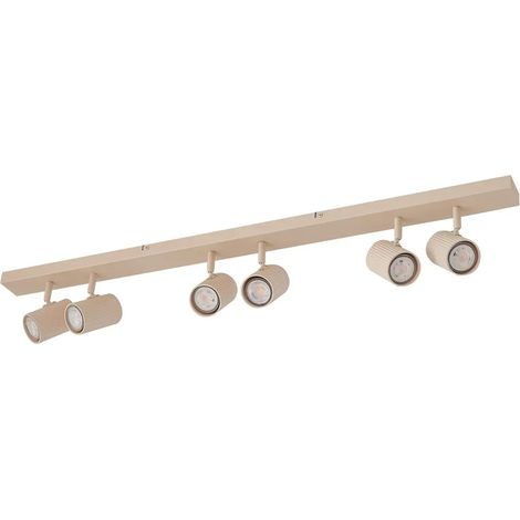 [GEBRAUCHT] B-Ware Lindby Deckenspots Spotleuchte Kardis Beige 6 Flammig Metall Led Gu10 100 Cm720