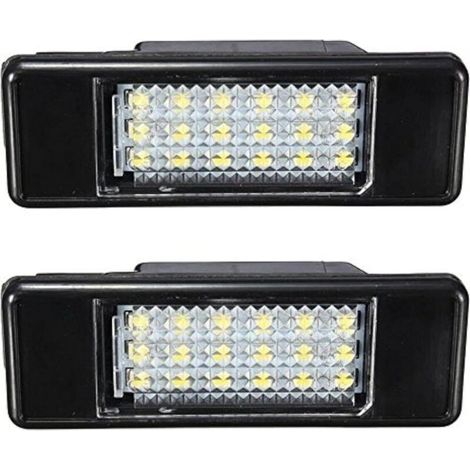 2x Blanc 18SMD LED éclairage de plaque d'immatriculation pour P eugeot 106 207 307 308 406 407 508 style