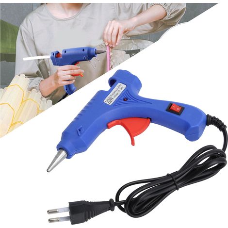 Mini-Heißklebepistolen mit Klebesticks, 20 W, für Kunst und Handwerk (110-240 V Stecker). (1/5)
