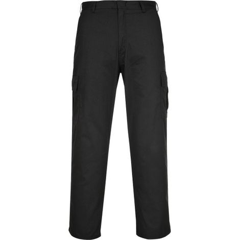Pantalón de trabajo tejido Kingsmill de algodón pre-encogido Combat Regular PORTWEST C701 33 Verde bosque (1/5)