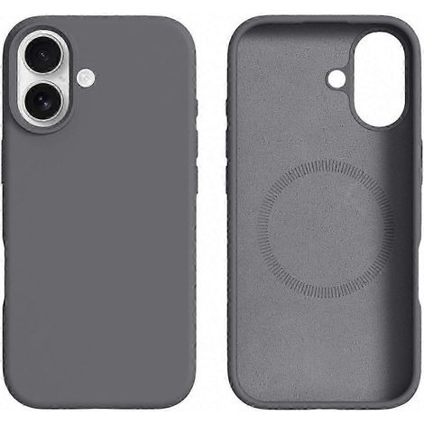 Coque PC Silicone Liquide Compatible MagSafe pour iPhone 17, Étui Protecteur Souple et Léger, Housse Antichoc avec Aimants Intégrés, Finition Douce au Toucher, Noire, 1 Pièce (1/4)