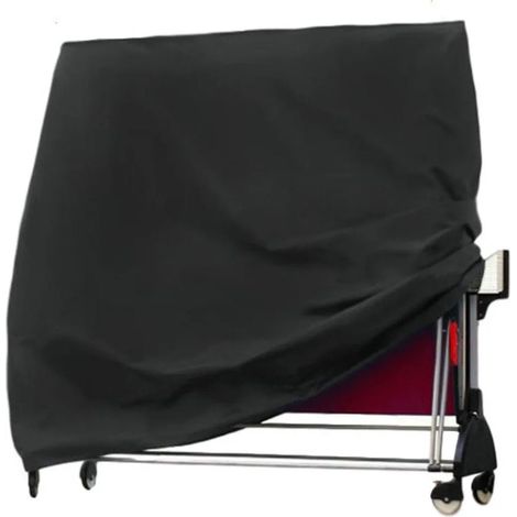 Housse de protection pour table de ping-pong d'extérieur, imperméable et anti-poussière, dimensions 165 x 70 x 185 cm, en tissu Oxford 210D (1/5)