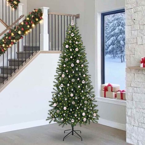 Árbol de Navidad artificial con 300 LED Verde 240 cm PE y PVC (1/5)
