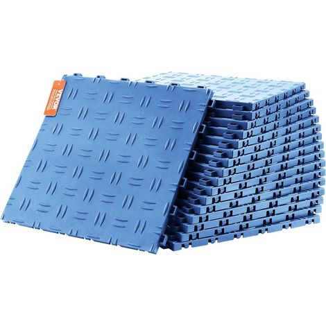 Texture double face antidérapante, confort au quotidien avec dalles de sol garage pour atelier et sous-sol (1/5)