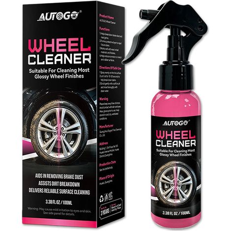 Nettoyant pour pneus de voiture AUTOGO : Détachant, antioxydant, doux pour les jantes et les pneus, spray d’entretien et de nettoyage (1/5)
