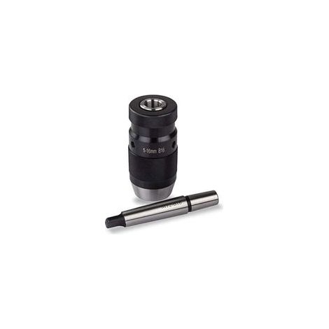 Pour perceuse à colonne MT2-B16 mandrin sans clé 0.5-16mm dispositif de serrage rapide conique morse adapté à la perceuse à colonne, fraiseuse, tour (1/5)
