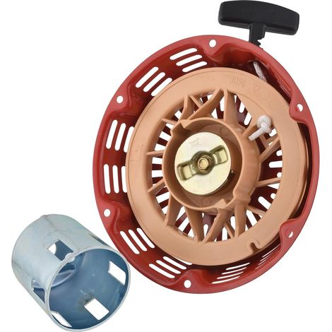 Démarreur à rappel pour moteur Honda GX340 GX390 - Kit complet acier - Remplacement fiable - Générateur et motoculteur - Entraxe 20 cm (1/5)