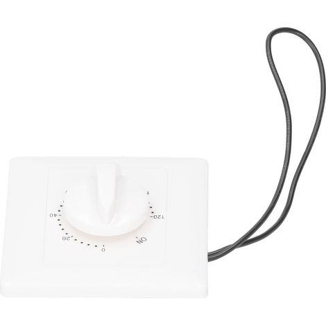 Minuteur Mécanique Intelligent 120 Min avec Commutateur Minuterie Compteur 220V (1/5)