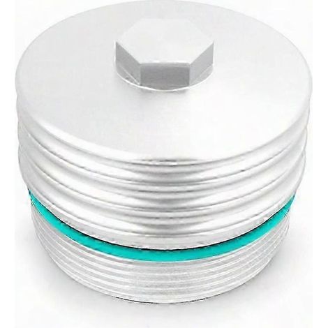 Couvercle de filtre à huile moteur en alliage d'aluminium argenté pour N20 N26 N51 N52 N53 N54 N55 Z4 (1/5)