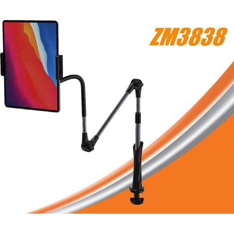 Trade Shop - Supporto Universale Staffa Da Scrivania Regolabile Per Tablet Smartphone Zm3838 -