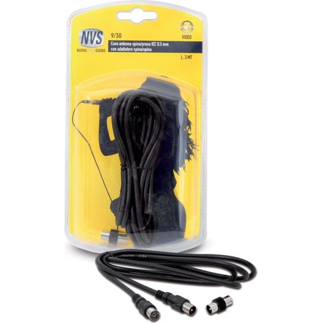 Cavo Di Antenna Spina/Presa Iec 9,5 Mm - 3Mt (9/30)