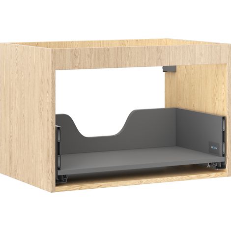 Mexen Box-A struttura del mobile da bagno 70 cm, 1 cassetto, rovere - 91AX0-0700-470-1-81 (1/4)