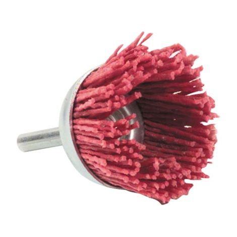 Spazzola per taglio 45mm in nylon su asta T6 G.80 blister - Tivoly