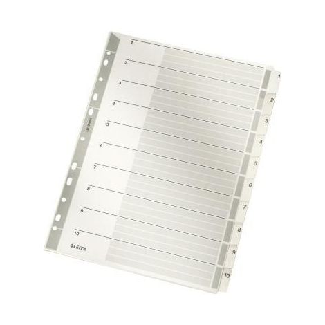 Zahlenregister DIN A4 160g/m² 1-10 Karton grau DIN A4 160g/m² 1-10 Karton grau (1/3)