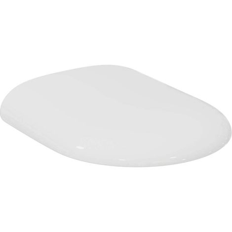 Sedile WC TIZIO con coperchio, cerniere cromate, bianco IDEAL STANDARD (1/5)