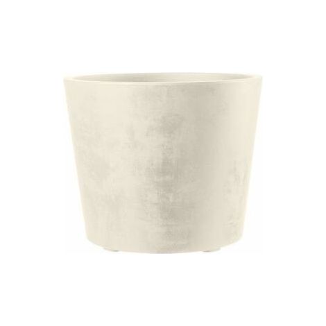 VASO CON RUOTE MILLENNIUM 59CM PERLA DEROMA GIARDINO PIANTE VASI INTERNO CASA