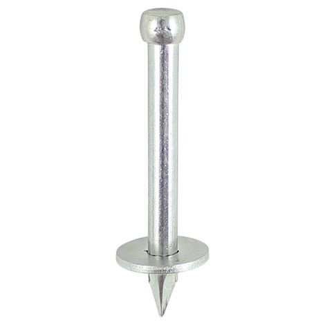 TIMCO Masonry Nails Washered Zinc - 30 x 3.70