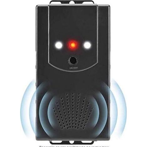 【Répulsif Ultrasonique Anti-Fouine】 Répulsif Ultrason Anti-Martres et Fouines avec Flash Lumineux et Vibration Sensor pour Voiture Garage Maison (1/4)