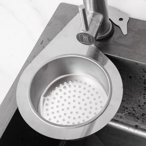 1 Passoire Acier Inoxydable Filtre Suspendu Panier Légumes Évier Cuisine (1/5)