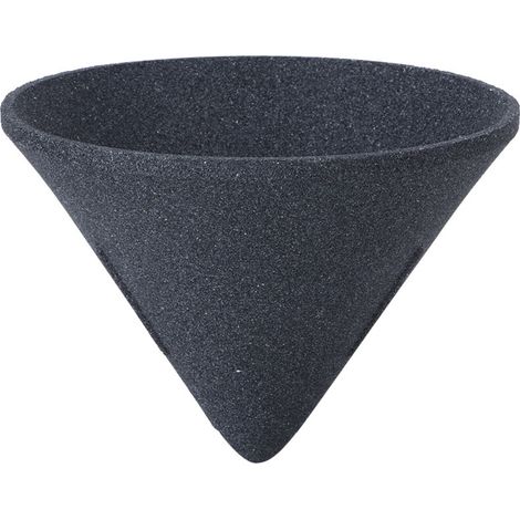Der Aluminiumoxid-Erz-Kaffeefilter reinigt Wasser und verbessert den Geschmack. Kleine Kegelform von exquisitem Design zum Filtern von Kaffeepulver mit Erz-Teefilter.