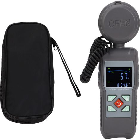 GARRYFIZH Luxmètre 200000lx LCD Rotatif 360° Température (1/5)