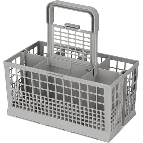 1 Panier à Couverts Universel, 7 Compartiments, ABS Durable, Poignée Amovible, Pour Lave-Vaisselle (1/5)