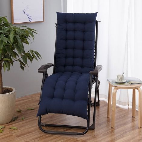 Coussin de chaise souple pour chaise longue terrasse patio piscine arrière-cour coussin de siège de jardin (1/5)