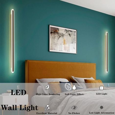 Applique Murale LED Intérieure 80CM RVB - Lumière Vers le Bas 32W - Moderne pour Chambre, Salon, Escalier, Couloir - AC175-265V
