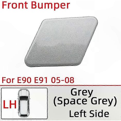 Cache-gicleur de lave-phare pour BMW E90 E91 LCI 2005-2012, accessoire de garniture peinte (05 Gris LH) (1/5)