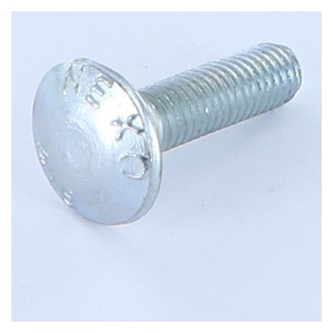 TRCC JAPY tête ronde collet carré M8X30 Filetée sur 22 Filetage partiel Acier zingué-30 pièces (1/3)
