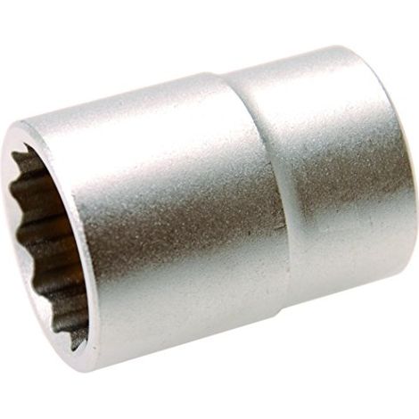 BGS Steckschlüssel-Einsatz Zwölfkant Antrieb Innenvierkant 20 mm (3/4") SW 27 mm - 7427