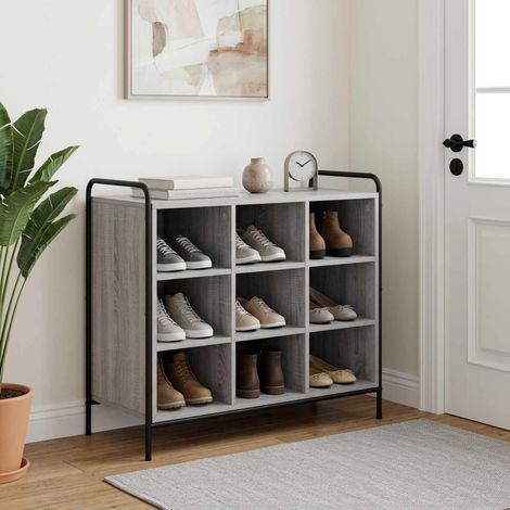 vidaXL Armario Zapatero 85 x 39,5 x 75 cm Madera de ingeniería (1/5)