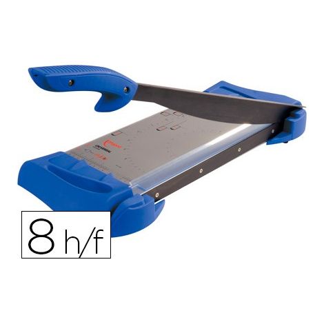 Maped - Material de Oficina - Universal - Cizalla Manual con Palanca - Formato A4 - Empuñadura Ergonómica - Cuchilla no Afilada - Mesa de Acero para Corte de Precisión