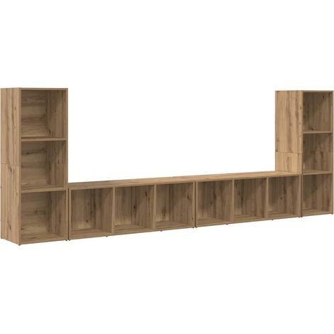 Maison Exclusive - Ensemble meuble TV 4 pcs Chêne artisanal 37 x 35 x 107 cm