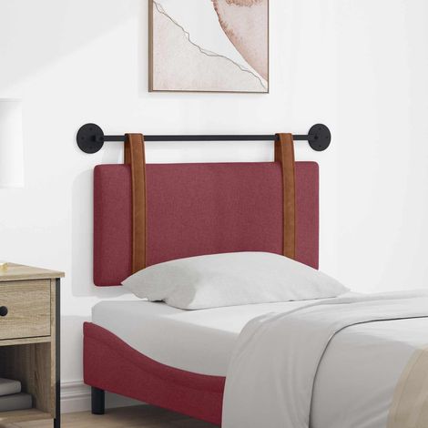 vidaXL Tête de lit suspendue Bordeaux PU antique (1/5)