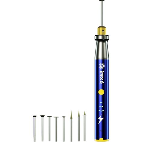 IRX6 Mini-Graviergerät, Drehzahlregelung, elektrischer Entstauber, für IC-Chips, Jade, 1 Set (1/2)
