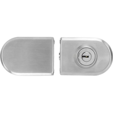 Serrure de Sécurité en Acier Inox pour Portes Battantes Coulissantes - Système de Contrôle d'Accès avec 3 Clés (1/5)