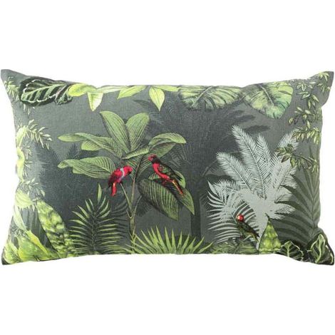 Housse de Coussin "Vagabonde" 30x50cm Kaki (1/3)